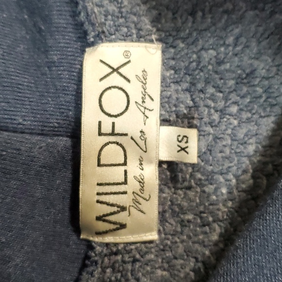 WILD FOX Hooded long sleeves sweatshirt size XS - Picture 2 of 5